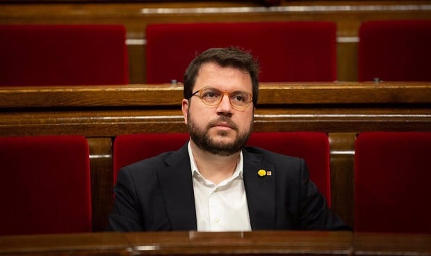  El candidato de ERC a las elecciones del 12M, Pere Aragonès. El Govern de la Generalitat de Esquerra Republicana de Catalunya (ERC) saca pecho de la gestión sanitaria y desgrana sus propuestas de cara al 12M