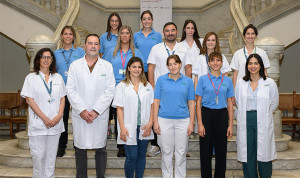Foto de equipo de la Sección ambulatoria y domiciliaria del Instituto del Cáncer y enfermedades de la sangre del Hospital Clínic, una de las 12 existentes en todo el SNS