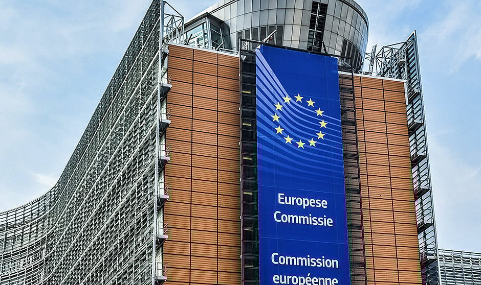  Exterior de la Comisión Europea.