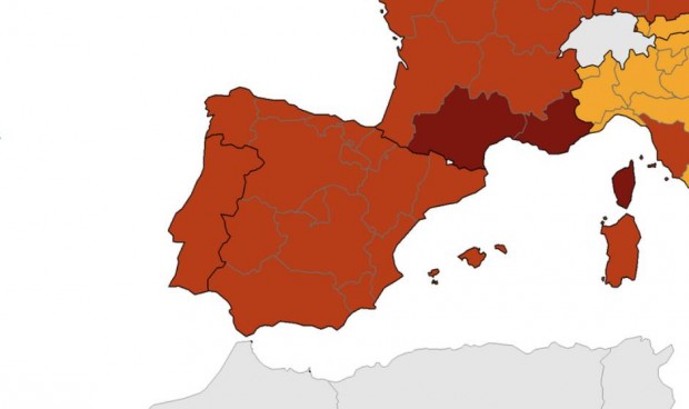 Europa saca del "riesgo extremo" por Covid a todo el territorio español