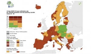 Europa solo libera a dos comunidades autónomas del 'riesgo alto' por Covid