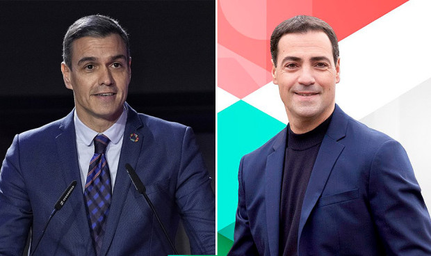 Pedro Sánchez, presidente de España, e Imanol Pradales, nuevo lehendakari de País Vasco.