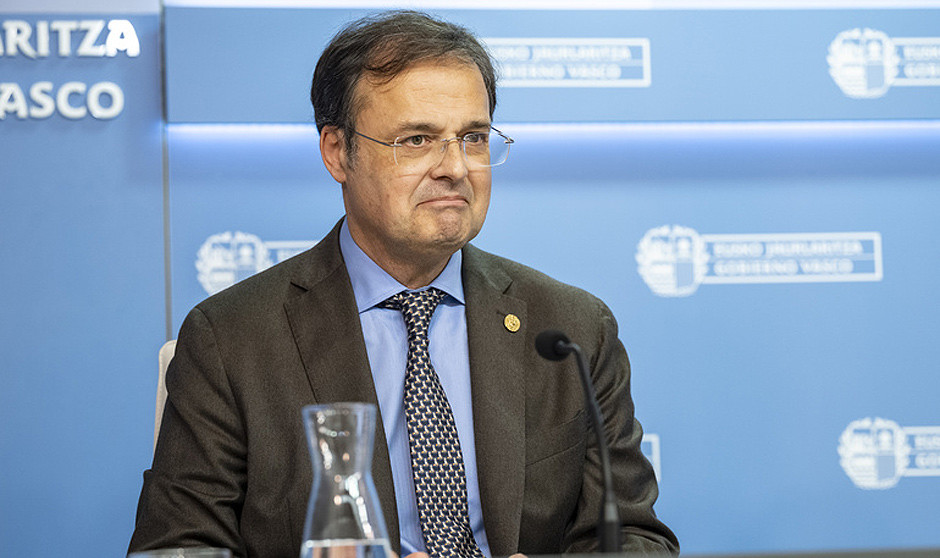 Alberto Martínez, consejero de Salud de País Vasco.