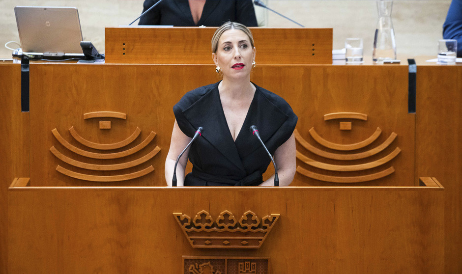 María Guardiola, presidenta de la Junta de Extremadura.