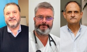 Carlos Bastida (SEMG), Daniel Rey y José Polo (Semergen), valoran positivamente ofrecer al MIR de último año un contrato laboral estable, aunque Familia pide que se unifique la duración del contrato en todas las regiones de España