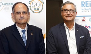 José Polo, presidente de Semergen; y Lorenzo Armenteros, portavoz de SEMG; creen que como medida paliativa y extraordinaria un MIR de último año podría dar consulta en la Atención Primaria para paliar las listas de espera