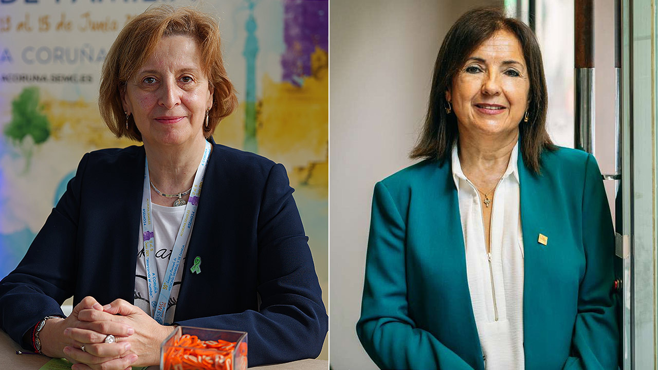 Pilar Rodríguez Ledo, presidenta de SEMG y María José Gamero, responsable del Grupo de Trabajo de Residentes y Tutores de Semergen.