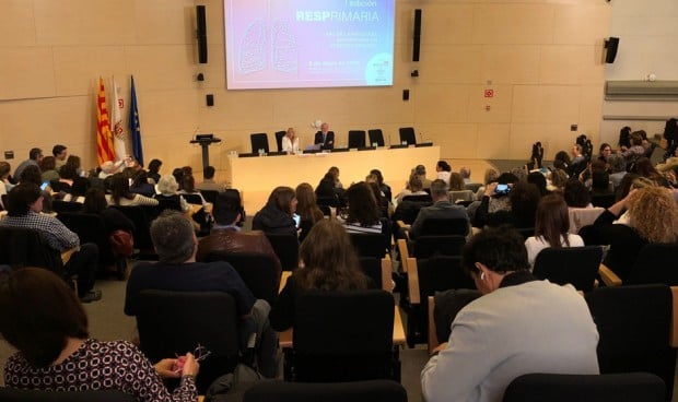 Ambiente de la sala durante la jornada RESPRIMARIA, organizada por SEMG Cataluña. 