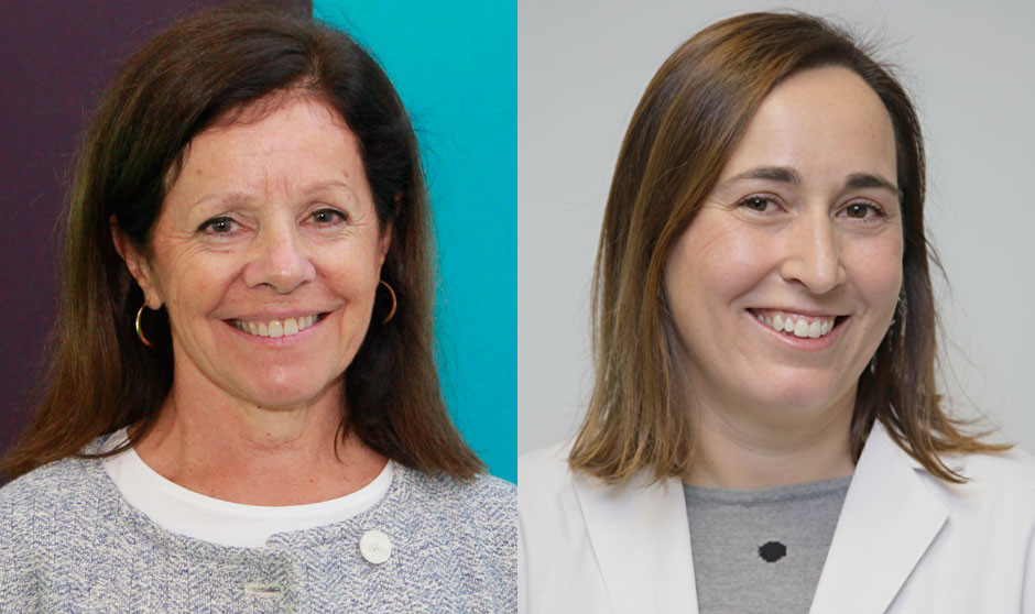 Farmacéuticas hospitalarias Olga Delgado y Clara Martorell.