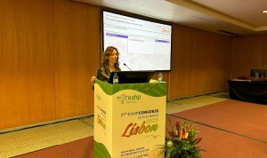 Ana Valladolid, de la SEFH, en una de las jornadas del congreso europeo de Farmacia Hospitalaria, donde la SEFH presentará más de 200 comunicaciones científicas