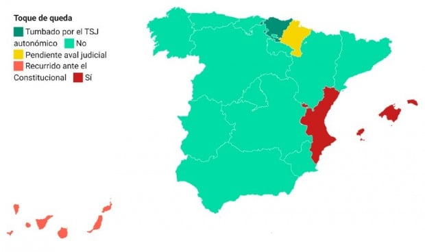 Fin del estado de alarma: restricciones en cada región con dudas jurídicas