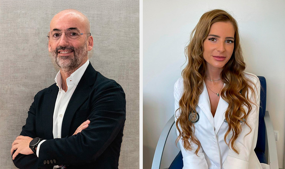 Ignacio Salamanca de la Cueva, coordinador médico de la Unidad de Investigación del Grupo IHP Pediatría y la oncóloga Marta Orozco