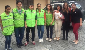 Fundación Uniteco atiende 'in situ' el terremoto de Ecuador