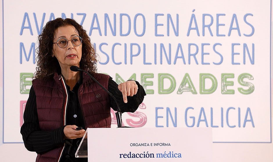 Carmen Durán, directora general de Salud Pública de la Consellería de Sanidade de Galicia, habla sobre el cribado de enfermedades raras en la comunidad autónoma.