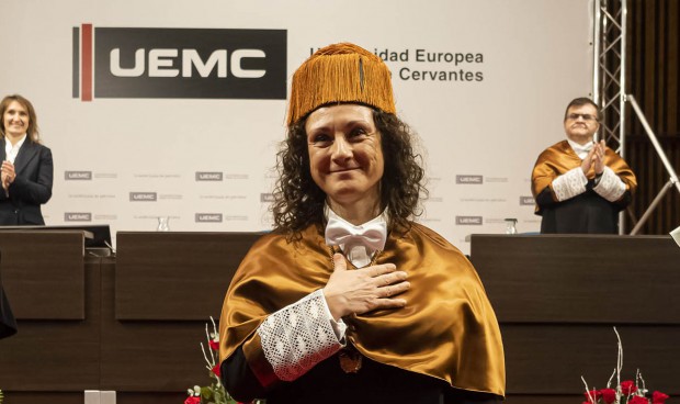 Elena García Armada, ingeniera que desarrolló un exoesqueleto pediátrico, nombrada Doctora Honoris Causa de la Universidad Europea Miguel de Cervantes