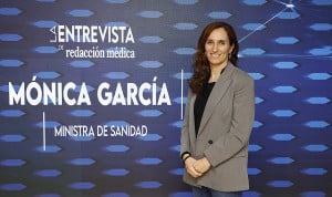 Mónica García, ministra de Sanidad, entrevistada en Redacción Médica