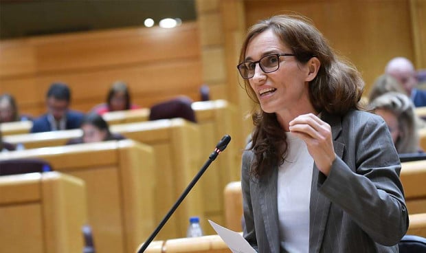 Mónica García acude al pleno del Senado y defiende la gestión sanitaria de Ceuta y Melilla
