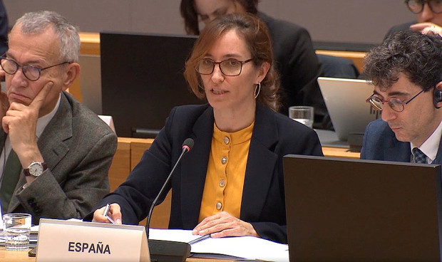  La ministra de Sanidad, Mónica García pide "flexibilidad" estratégica en el plan de medicamentos UE. 