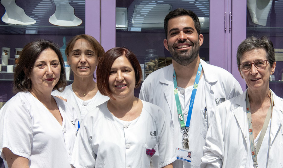  Equipo del Servicio de Análisis Clínicos del Hospital de Getafe y autores del descubrimiento de una nueva variante de la hemoglobina