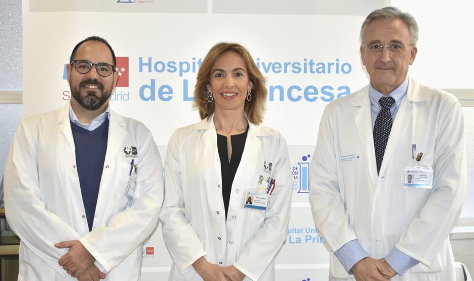 Pedro Landete, Gloria Torralbo y Antonio Planas conforman la Dirección Médica del Hospital de La Princesa. 