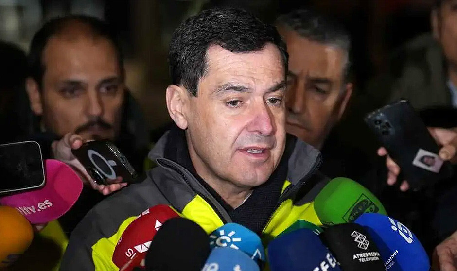 Juan Manuel Moreno Bonilla, presidente de la Junta de Andalucía.