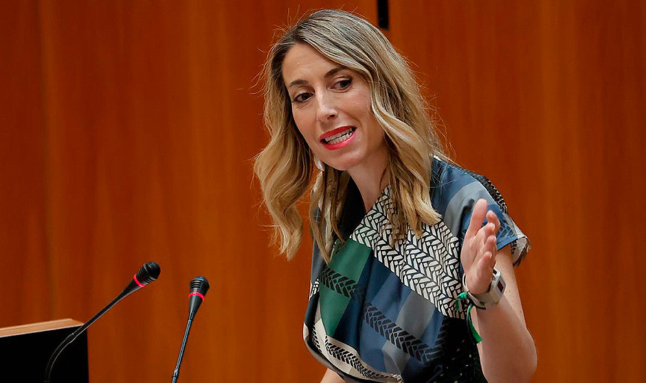 La presidenta de la Junta de Extremadura, María Guardiola.