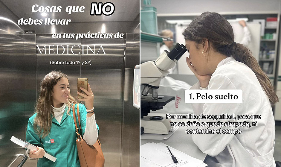 Una estudiante de Medicina da una serie de consejos a los novatos del grado para que empiecen con buen pie las prácticas de la carrera.
