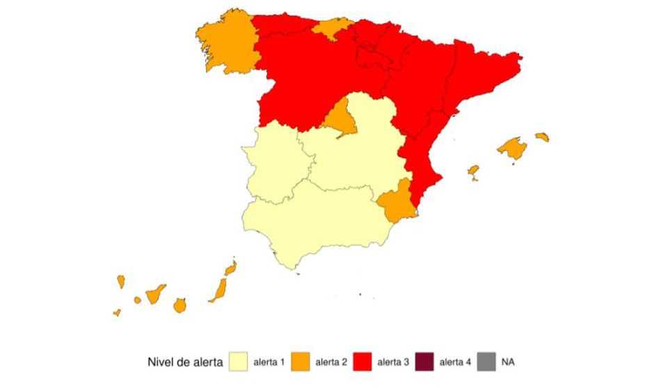 Hasta 8 CCAA se quedan con navidades al 50% según el documento de Simón