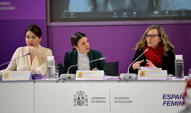 Irene Montero, Ángela Rodríguez Pam y Victoria Rosell plantean un servicio de psicología especializada contra la violencia machista en el SNS