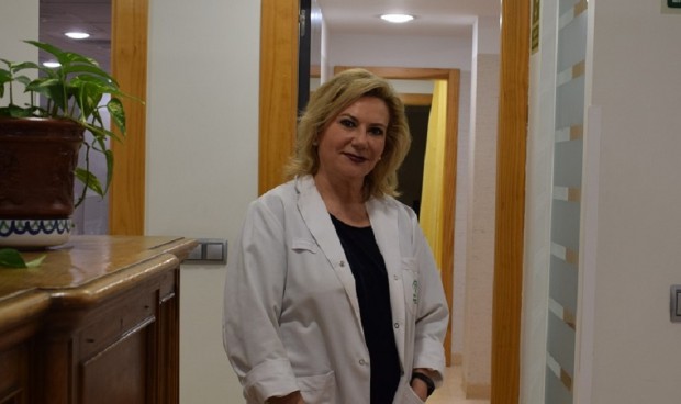 Inmaculada Salcedo, que ha recibido la Bandera de Andalucía en Investigación, Ciencia y Salud 