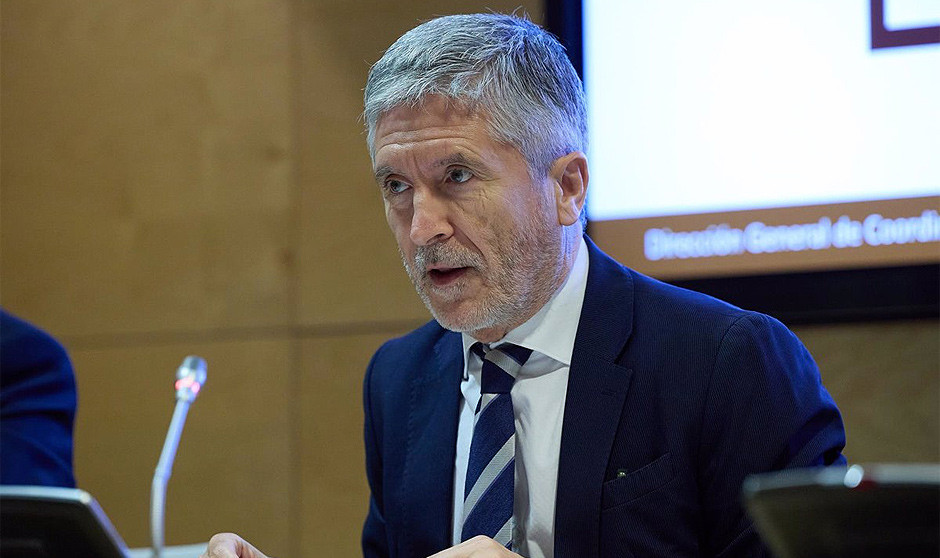 Ministro del Interior, Fernando Grande-Marlaska. El Ministerio del Interior ha convocado un proceso de 20 plazas para personal funcionario interino del Cuerpo Facultativo de Sanidad Penitenciaria 