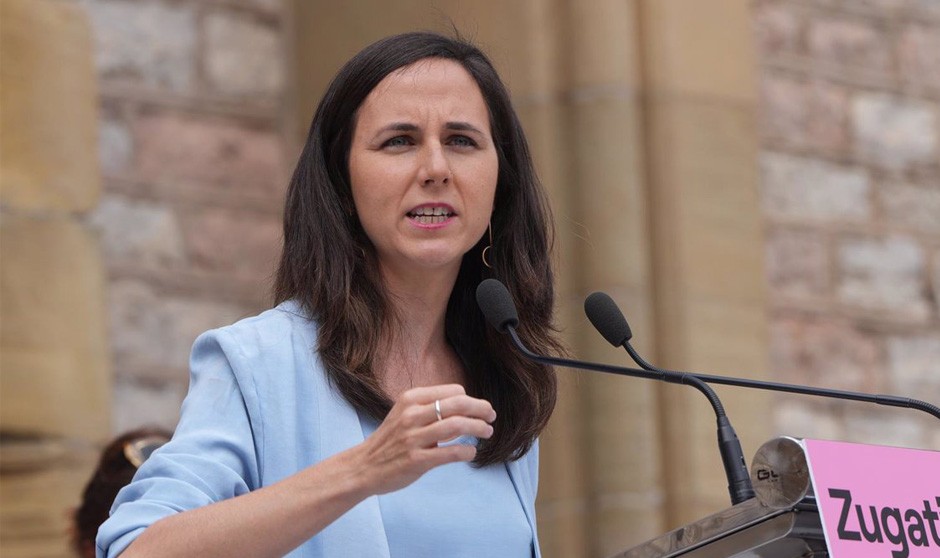 La ministra en funciones de Derechos Sociales, Ione Belarra. 