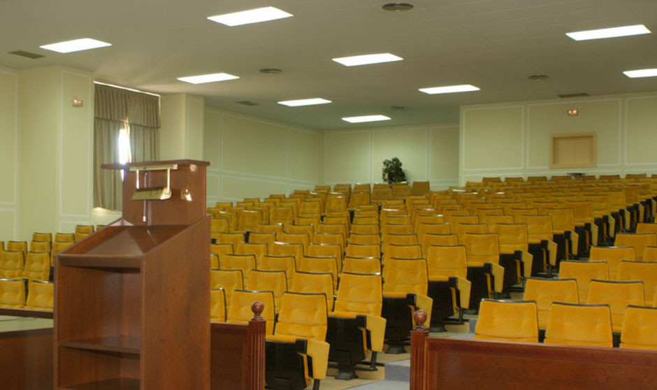 Aula Magna de la Facultad de Medicina de la Universidad de Málaga.