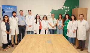 Foto de familia del Servicio de Oncología del Hospital Universitario de Jerez