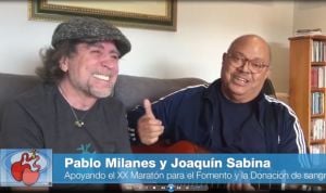 Joaquín Sabina se vuelca con las necesidades de la sanidad madrileña