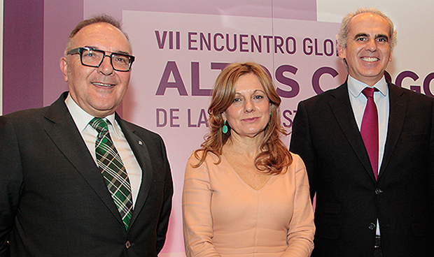 José Manuel Baltar, Marina Álvarez y Enrique Ruiz Escudero