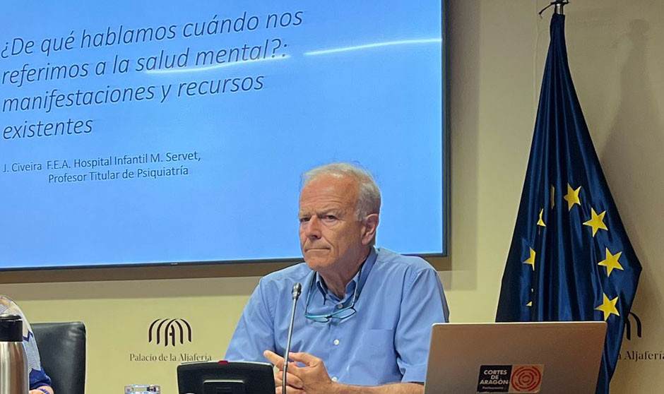 Psiquiatra en Zaragoza, José María Civeira, Hospital Miguel Servet.