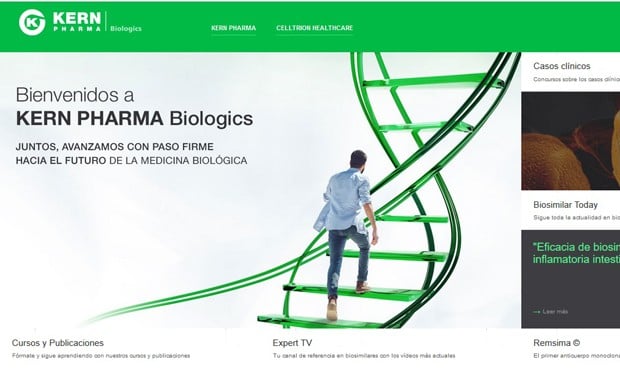 Kern Pharma renueva su página web sobre biosimilares