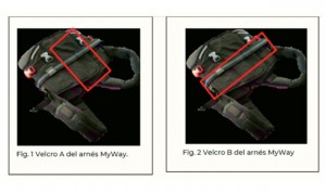 La Aemps avisa de la pérdida de adhesividad del velcro del arnés MyWay