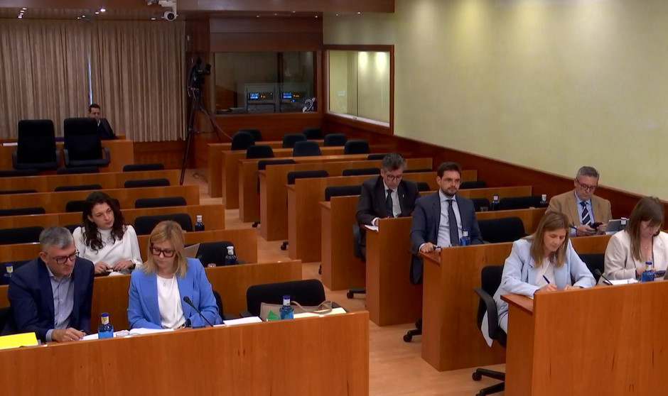 Sesión de la Comisión de Asuntos Generales en las Cortes de Castilla-La Mancha.