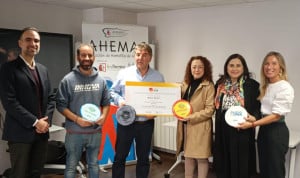 Representantes de Sobi Iberia y Ahemas en la entrega de los Premios Hemofit 2024