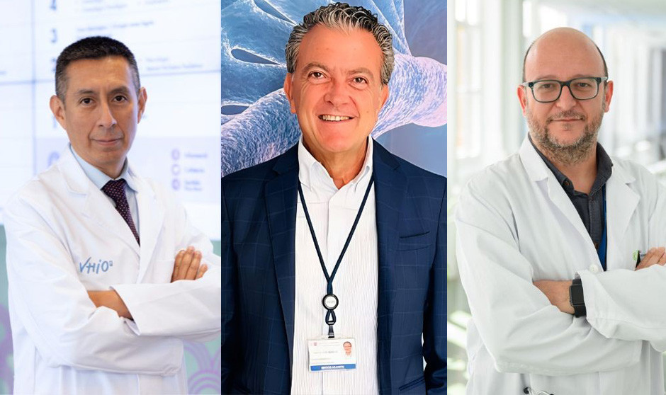 Rafael Morales Barrera, Daniel Castellano y Oscar Reig.