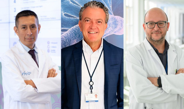 Rafael Morales Barrera, Daniel Castellano y Oscar Reig.