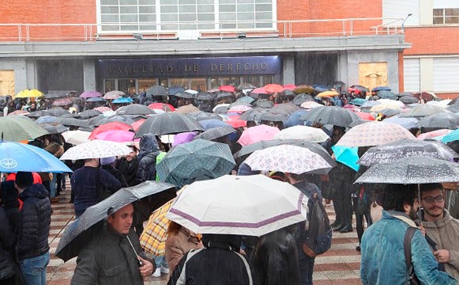 La borrasca Juan acompañará a los aspirantes de la FSE con frío y lluvia