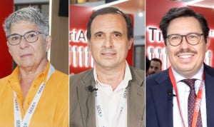  Felisa Sánchez-Mariscal, presidenta de GEER; José María López-Puerta, presidente del Comité Organizador; y Rafael Fernández, director de Columna de Cardiva.
