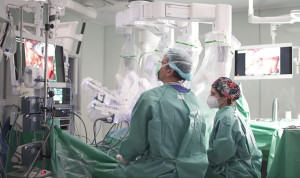  El robot Da Vinci en la Fundación Jiménez Díaz.