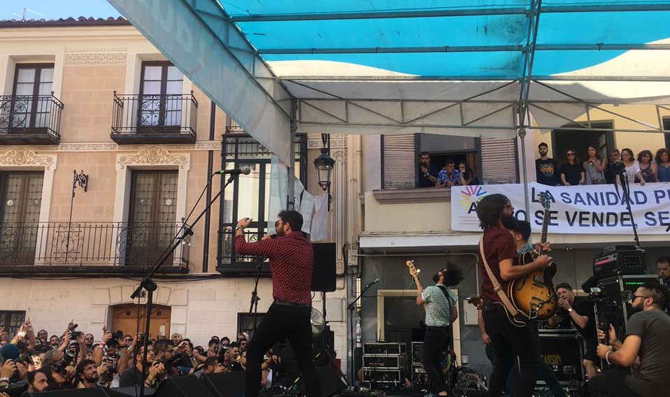 La defensa de la sanidad se cuela en los festivales de verano