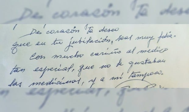 La emotiva carta de un paciente de 92 años a su médico por la jubilación