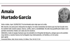 La emotiva carta de una paciente terminal que conmueve a todo un hospital