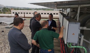 Instalación de energía solar en el Hospital Universitari General de Catalunya.